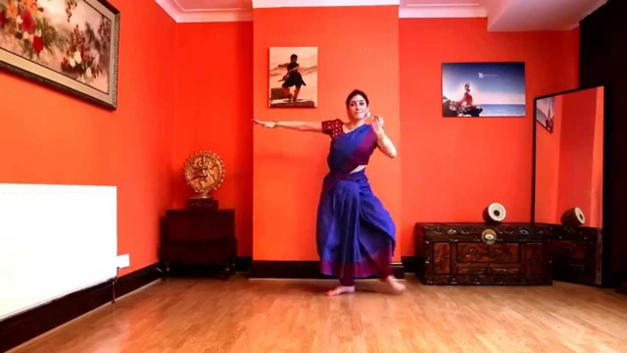 Learn Bharatanatyam  Grade 2 Basic Steps :2nd  Dhith Dhith Thei Radhini sivadharan