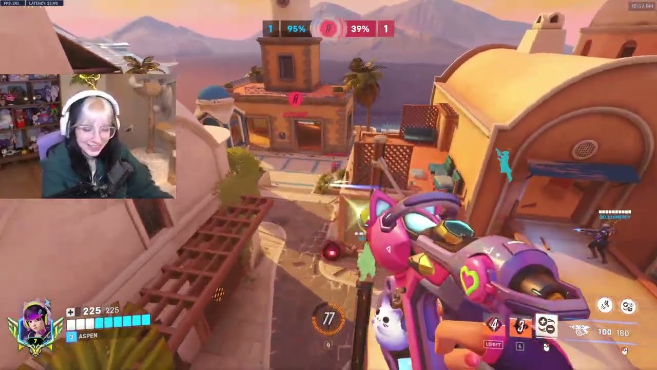 Аспен ОЧЕНЬ КРУТО играет за Джуно - Overwatch 2, 20 сезон, ТОП-500 геймплея