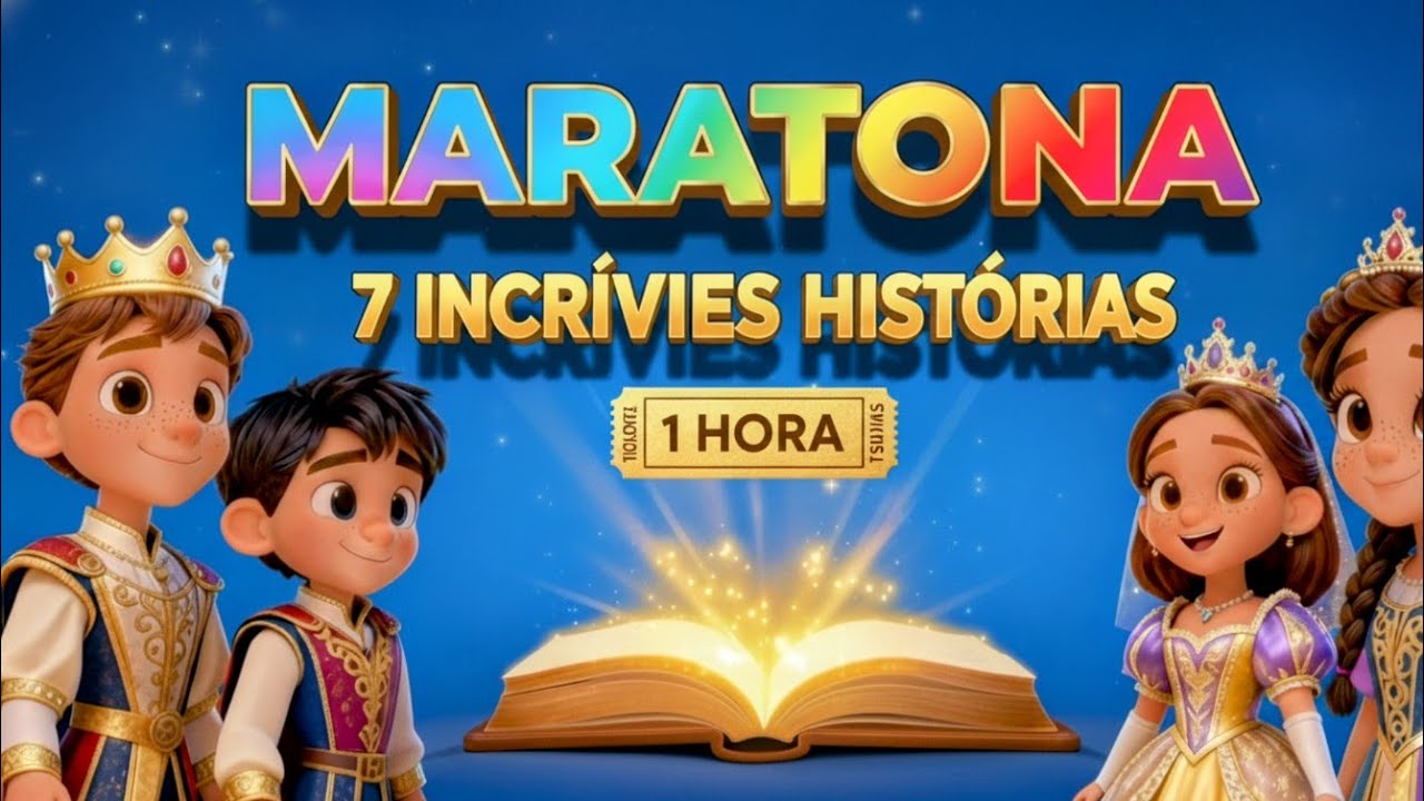 MARATONA BÍBLICA: 7 Histórias de Heróis da Fé para a Família (1 Hora de Desenho Animado Completo)
