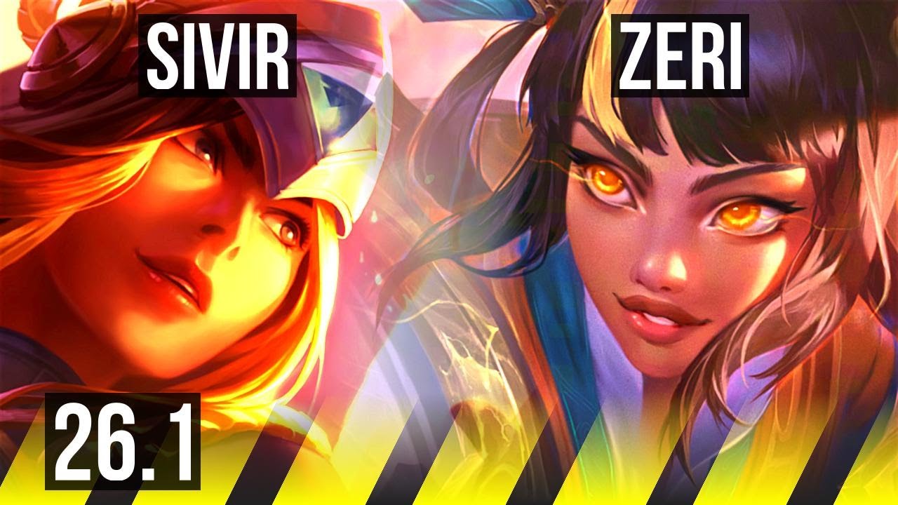 SIVIR & Pyke vs ZERI & Milio (ADC) | Good KDA: 18/1/7 | EUW Master | 26.1