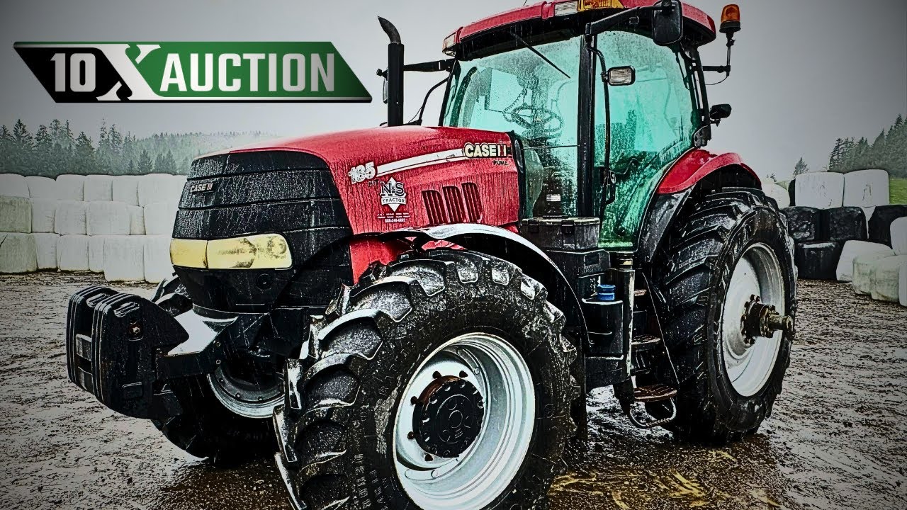 CASE IH PUMA 185 CVT Tractor (2015) 10X AUCTION  AuctionTime/TractorHouse