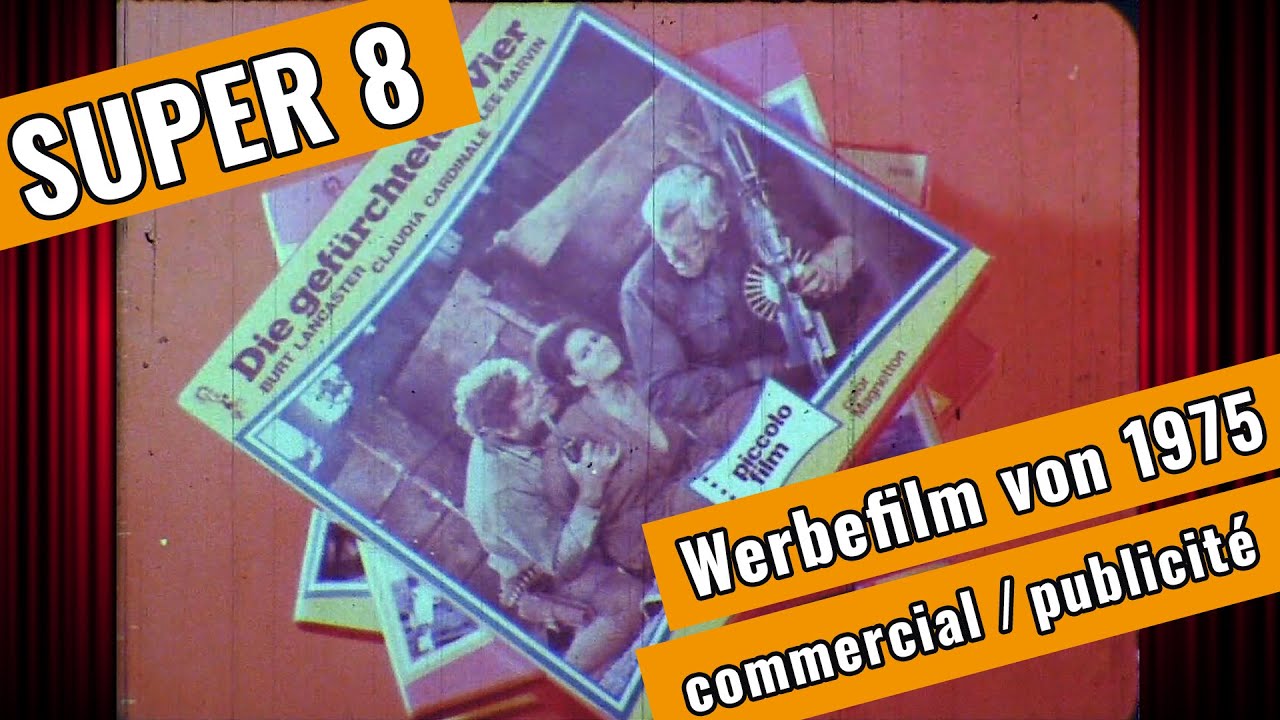 Retro: Super 8 Film Werbung der Piccolo Film von 1975