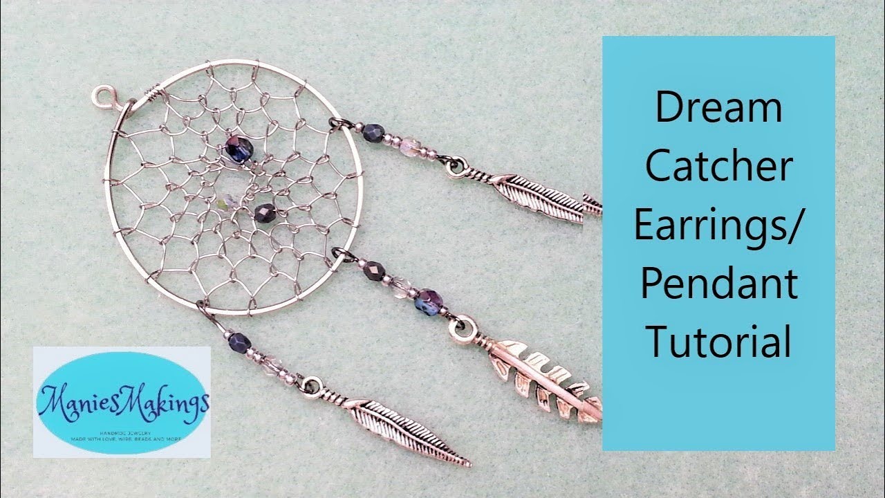 Native Dream Catcher Earrings/ Pendant Tutorial