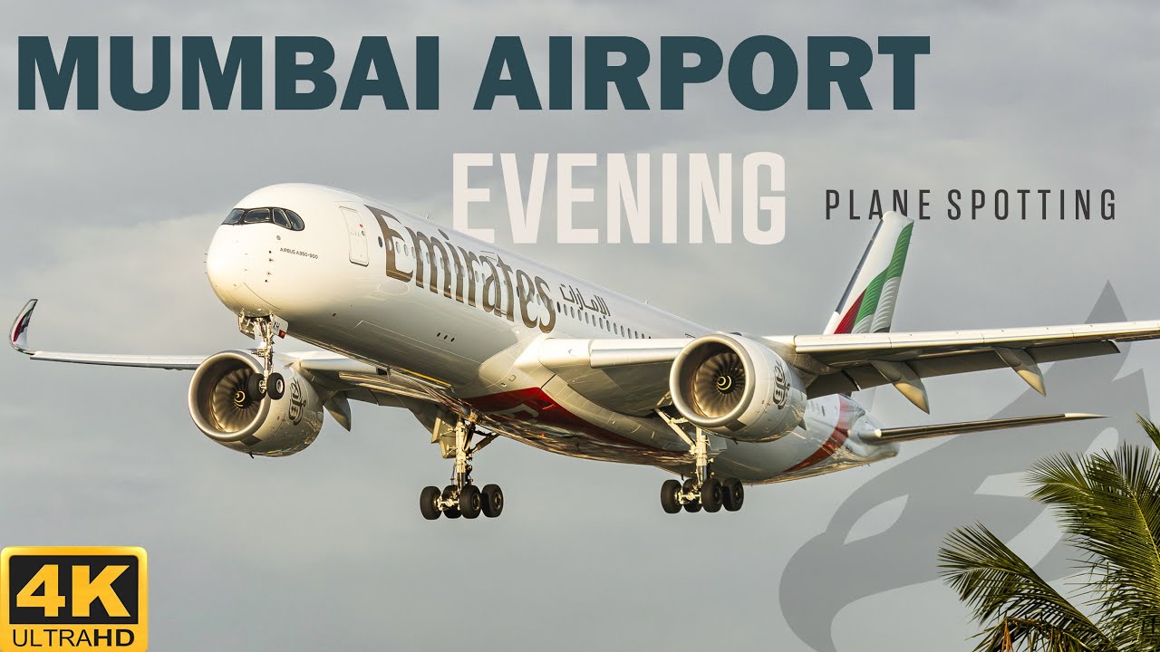 Mumbai Airport | Evening PlaneSpotting | Narrow Body | 4K