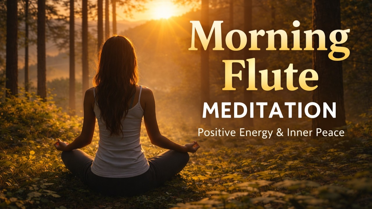 Morning Flute Meditation Music 🌿 Positive Energy & Inner Peace | Relaxing Meditation, Yoga, Healing