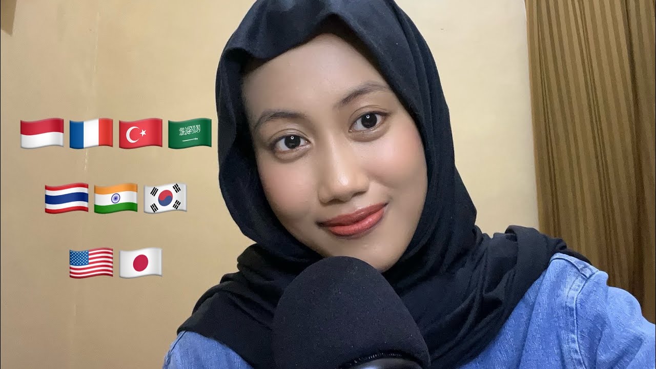 Whispered Sleep Words in Different Languages | ASMR for Sleep