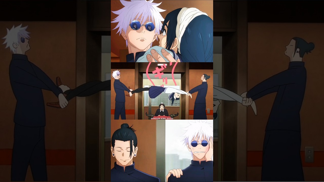 Gojo Satoru Gets Slapped by Riko Jujutsu Kaisen edit#anime#manga#manhwa#edit#jjk#jujutsukaisen#gojo