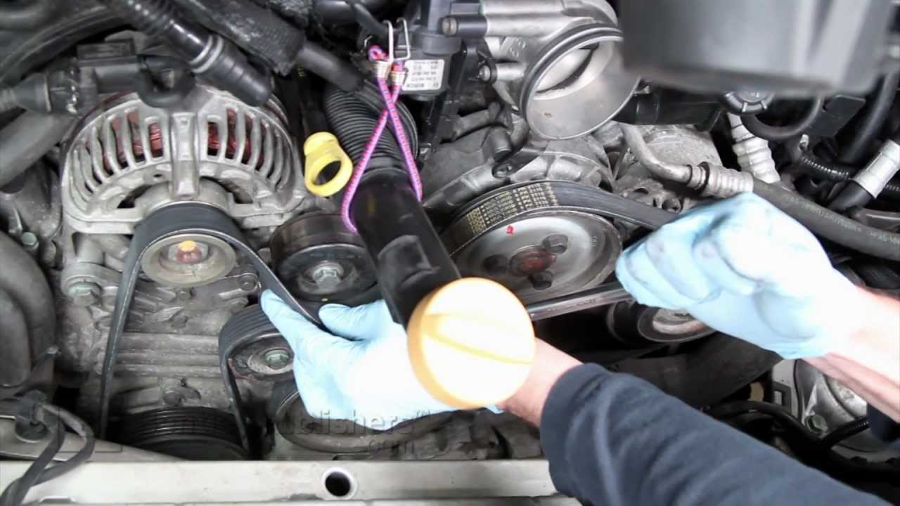 Porsche 911 Carrera (996) 1999-2005 - Drive belt - DIY Repair