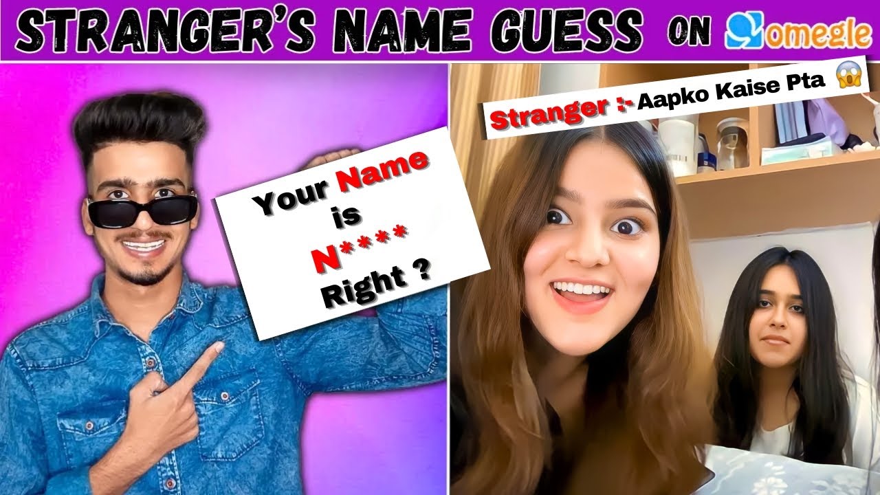 Guessing Stranger Name on Omegle 😱(Mujhe Sabke Naam Pta Hai) | Selfmade Vansh 