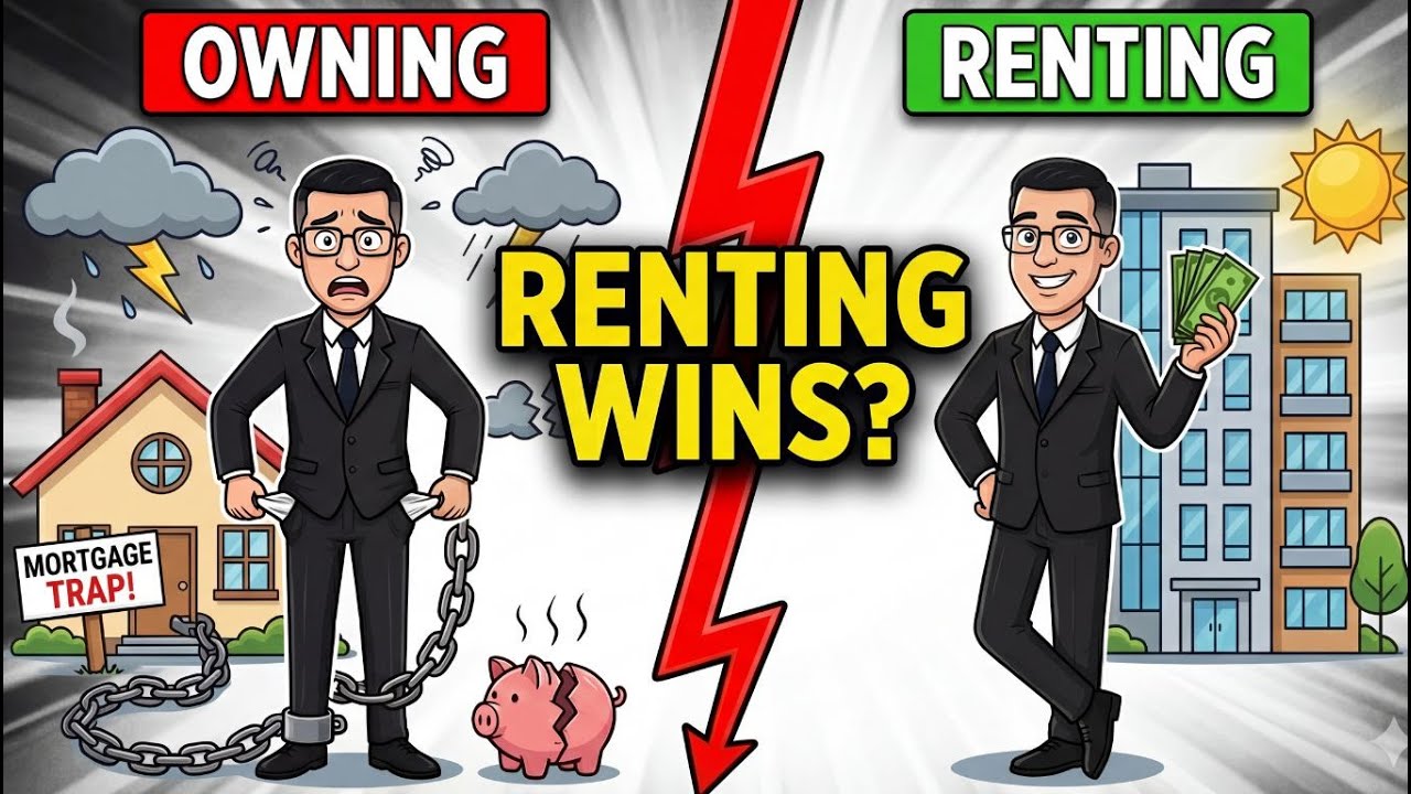 Why Owning a Home Leaves You Broke Than Renting (The Mortgage Trap)