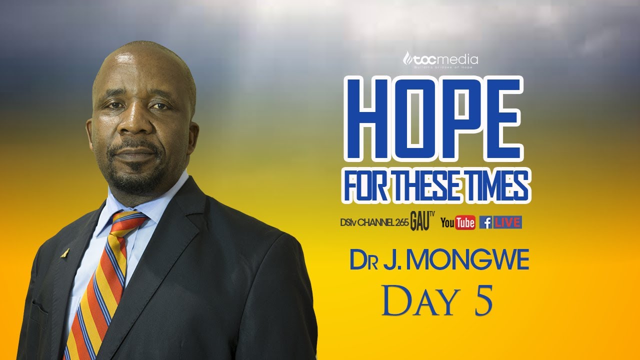 TOC Crusade. Day 5, Dr L Mongwe. Manage Your Gift