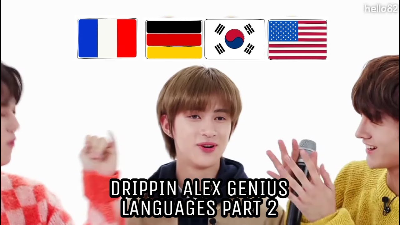 Drippin (드리핀) Алекс говорит на немецком, французском, английском и корейском.