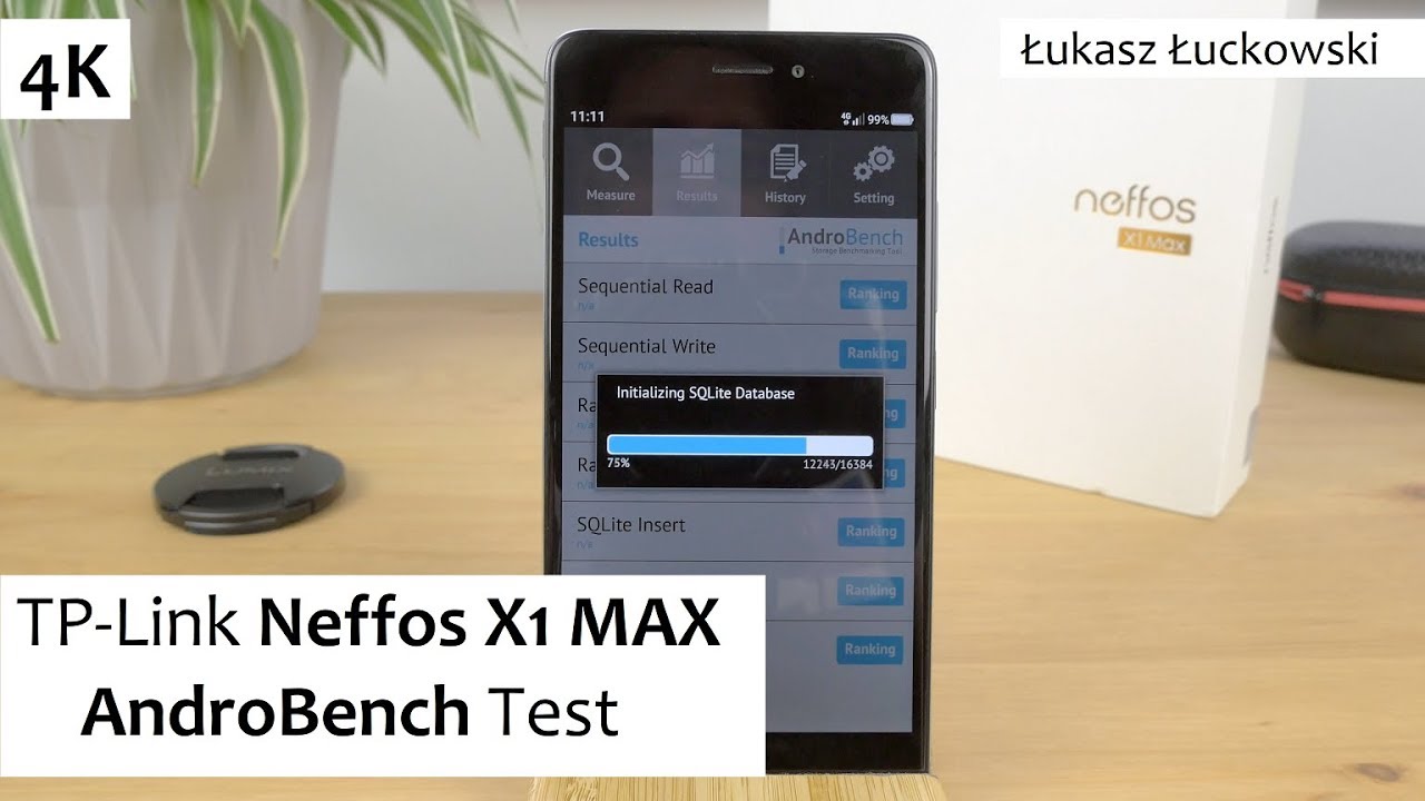 TP-Link Neffos X1 MAX AndroBench | Wynik