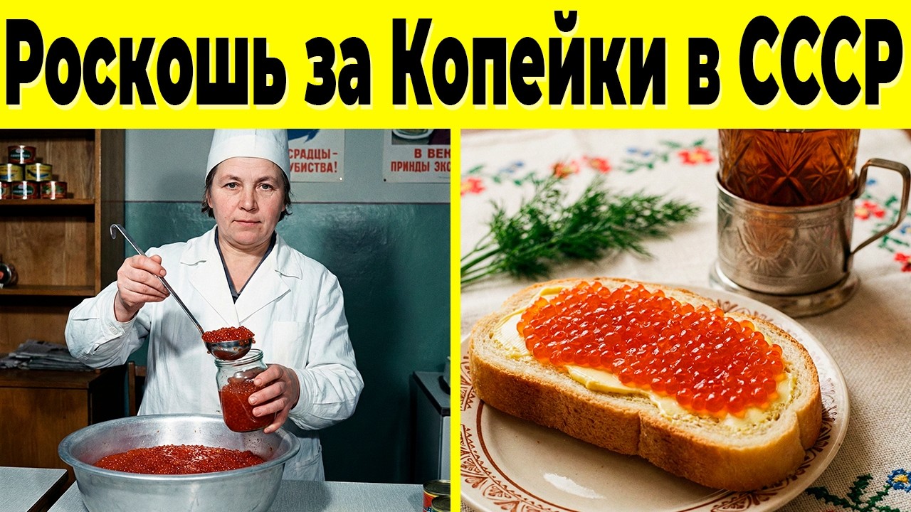 10 Натуральных Продуктов СССР, Которые Стали Роскошью!