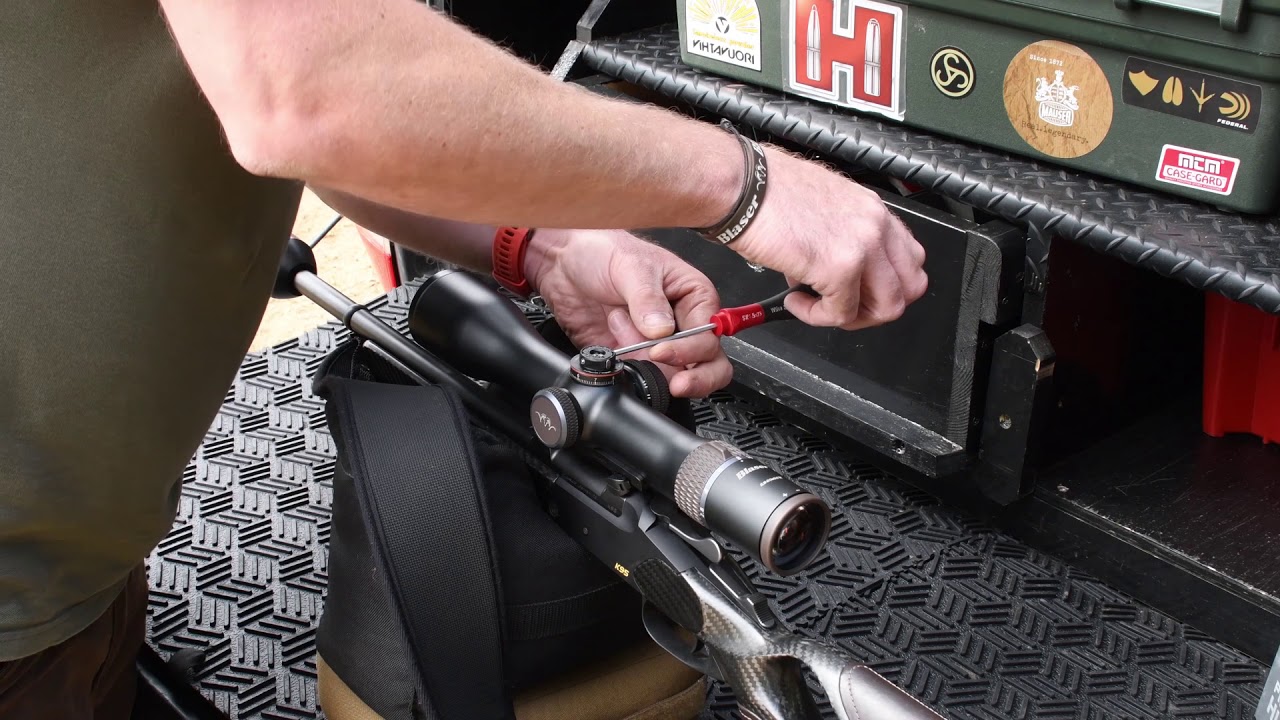 Blaser scope, turret setup