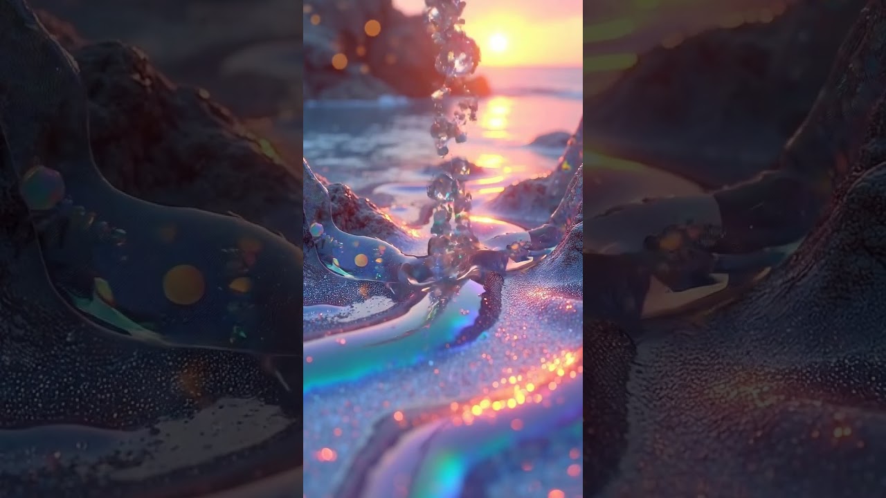 Satisfying Gel Drips 🌈✨ | Opal Gel ASMR 4K Animation for Relaxation