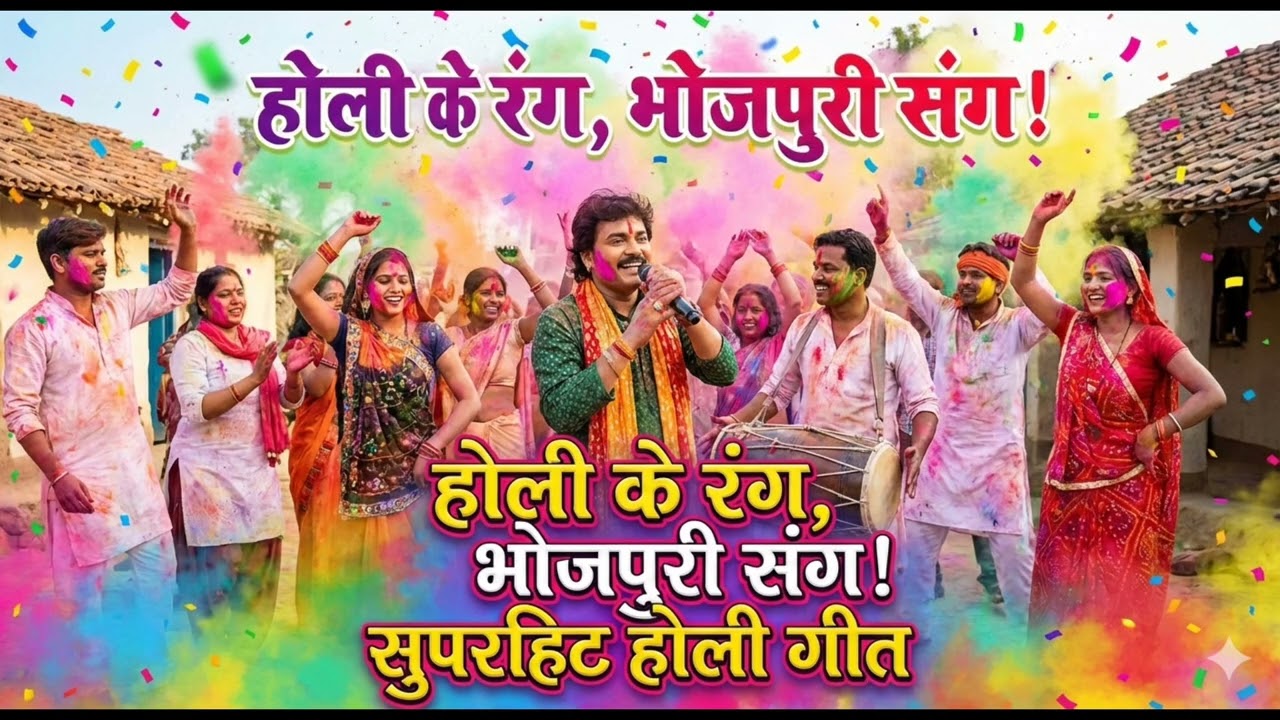 श्याम रंगेले राधा के चुनरिया 🌸 | Bhojpuri Holi Bhajan 2026 | Radha Krishna Holi Song l @Ramstudio12 