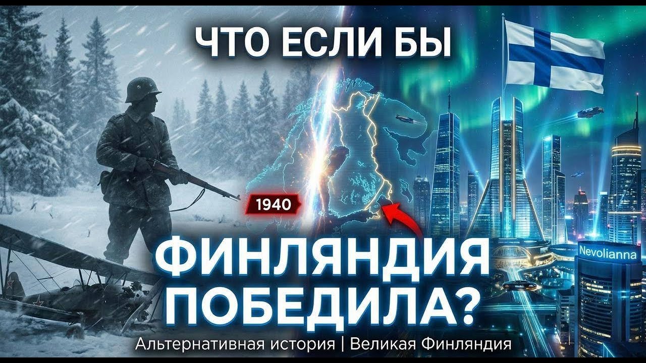 ЧТО ЕСЛИ ФИНЛЯНДИЯ ПОБЕДИЛА СССР? 🇫🇮 Мир без Сталина и Гитлера