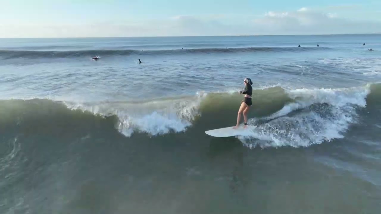 【本日のモデルさん】2025/7/19  静波新堤　（Shizunami Beach in Japan ／ Surfing drone videos）