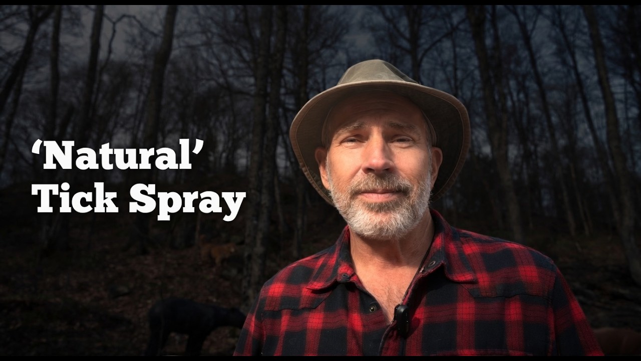 Making a Safe Tick Repellent Alternative to Harsh Chemicals #logcabin #homestead #pestcontrol