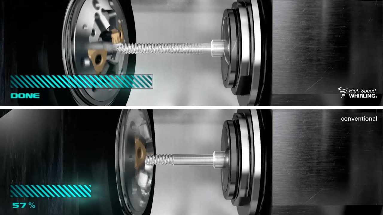 High Speed Thread Whirling from INDEX TRAUB