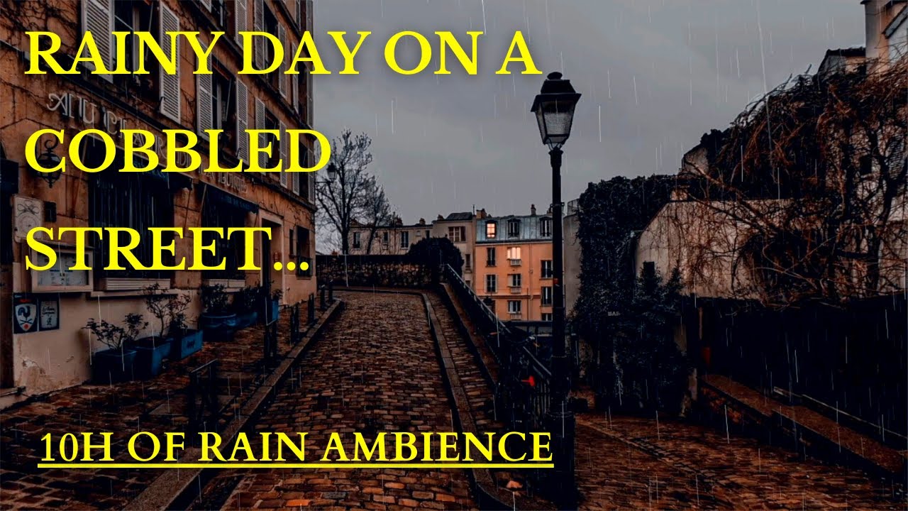 Rain in the Old City - 10 hrs rain ambience sounds for Relaxing|Studying|Sleeping