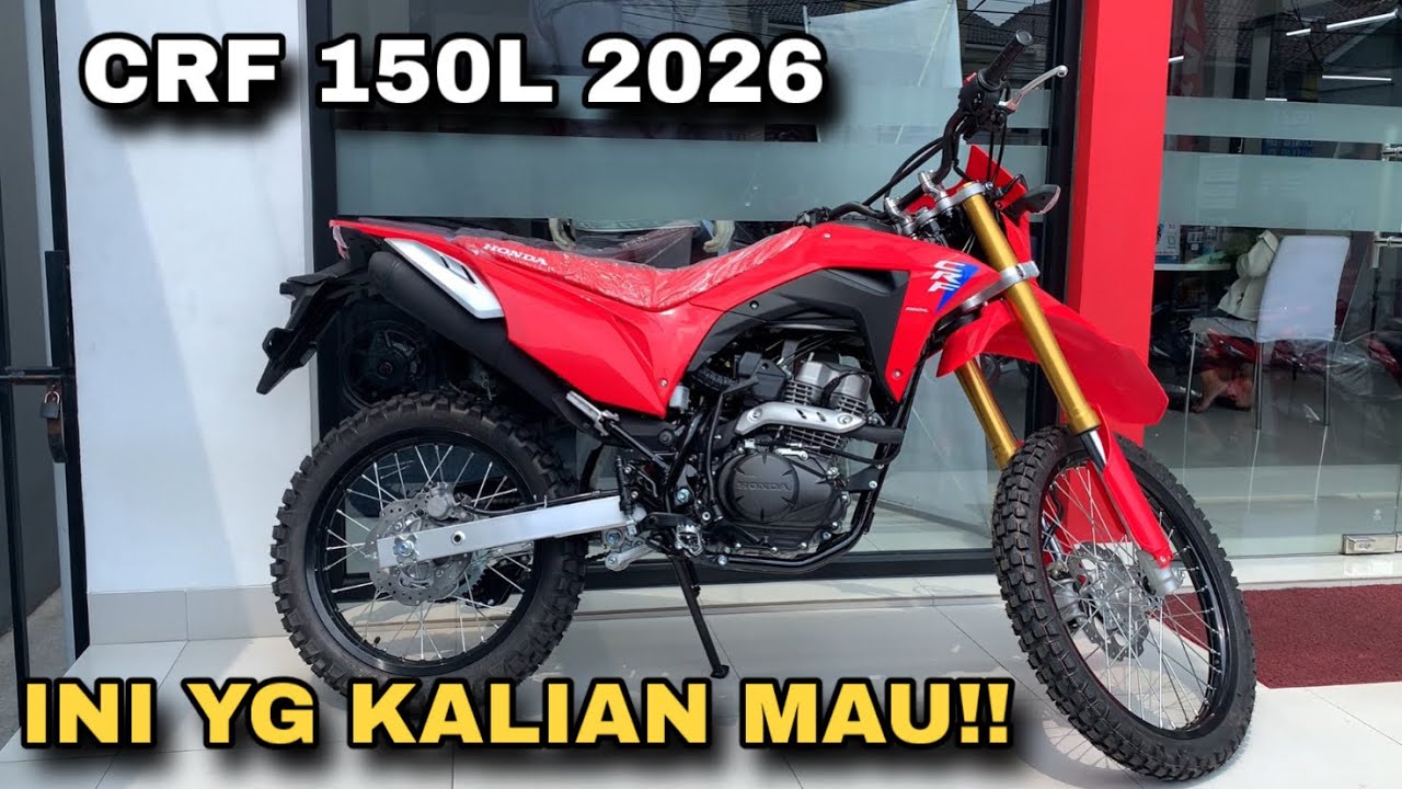 SEKEREN INI‼️HONDA CRF 150L MERAH TERBARU 2025