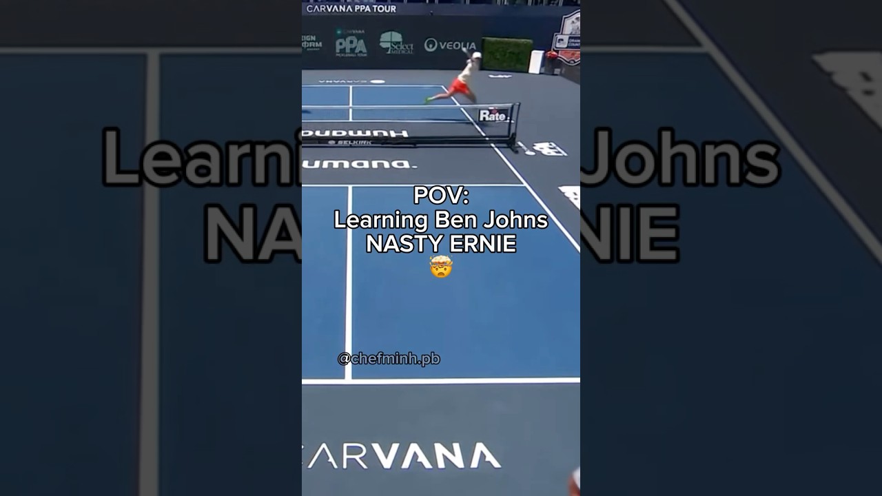 POV: Learning Ben Johns NASTY Ernie! #tennis #pickleball #pickleballhighlights #pickleballaddict