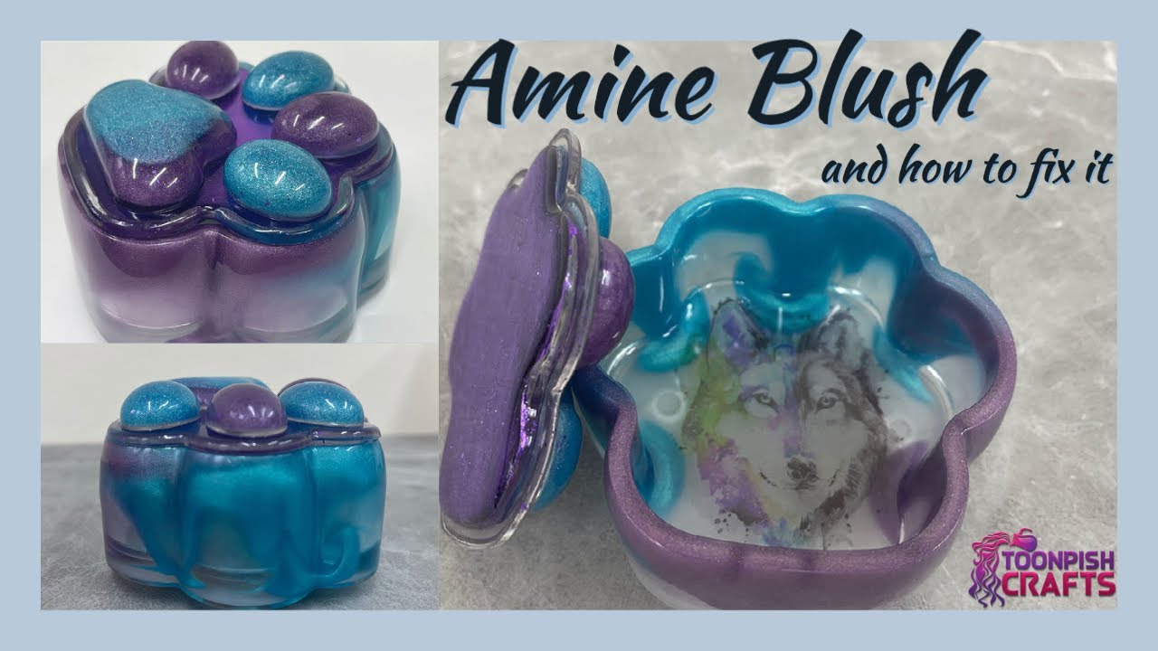 How to fix Amine Blush in resin