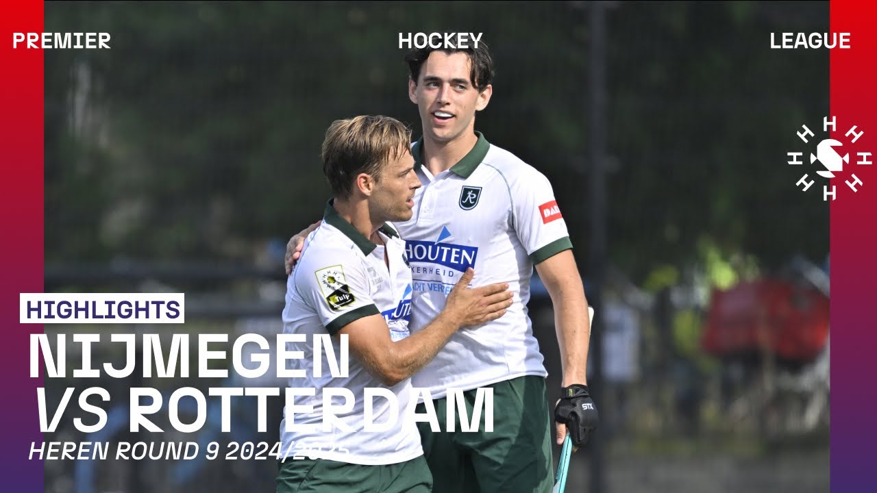 Nijmegen - Rotterdam 🏑 Tulp Hoofdklasse Heren ‘24/’25 RONDE 9 | Samenvatting