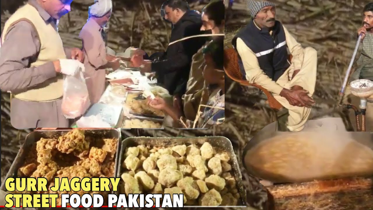 STREET FOOD | Gur | Gurr Making | Traditional Jaggery Making | Gunne Se Nikla Asli Gud at Lahore