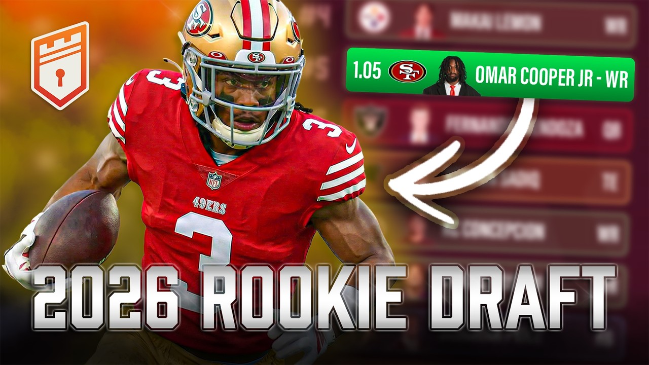 New 2026 Rookie Mock Draft + Landing Spots (BIG Risers)