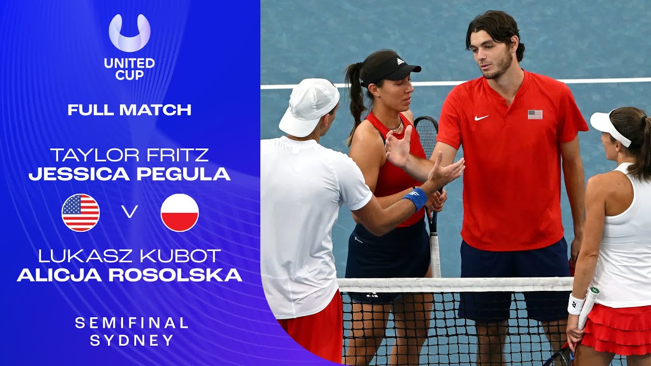 Fritz/Pegula v Kubot/Rosolska Full Match | United Cup 2023 Semifinal