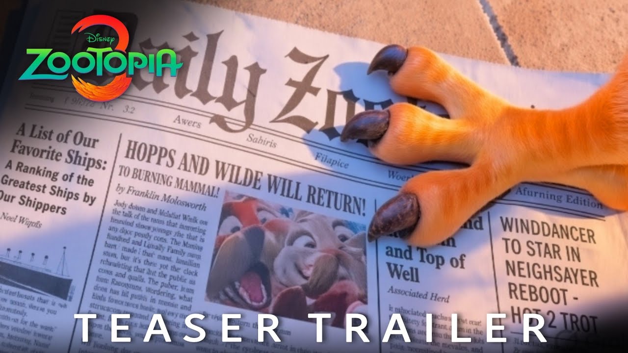 Zootopia 3 Trailer Just Confirmed Wildehopps | D23 Expo 2026