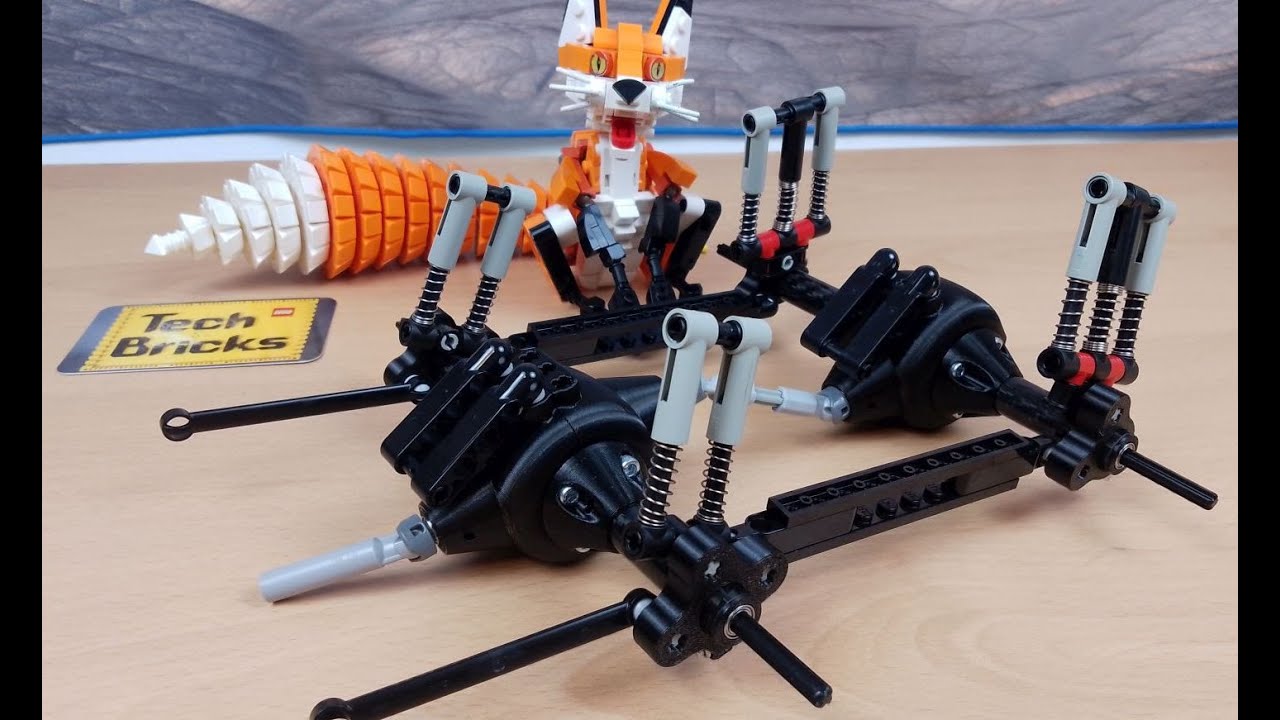 Double Rigid Axle Set Lego Compatible Ball Bearings