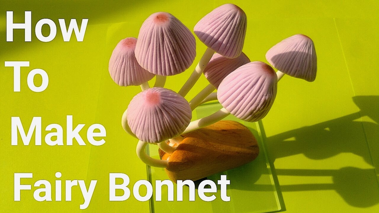 How to make this Mushroom (Fairy Bonnets) easy at home | Homemade Diy