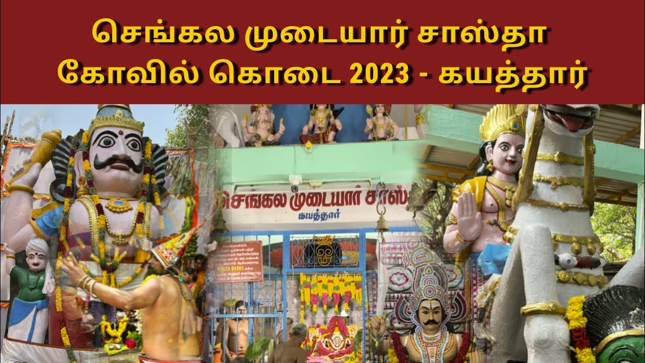 செங்கல முடையார் சாஸ்தா கோவில் கொடை 2023 ❤️🔥| கயத்தார் 📍✅#kayathar #sasthakovil #kovilkodai