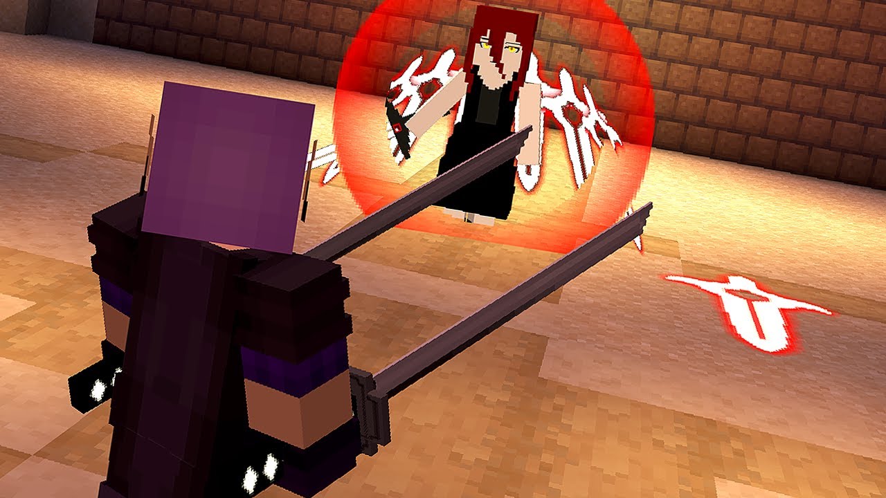 Transformei Minecraft em um Anime de Luta