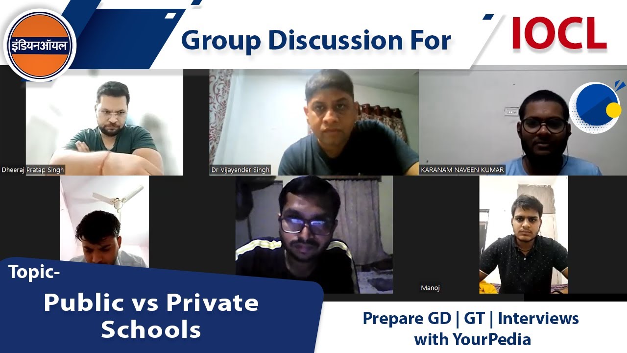 GD Public vs Private Schools | IOCL | Start GD GT Guidance & Preparation with YourPedia