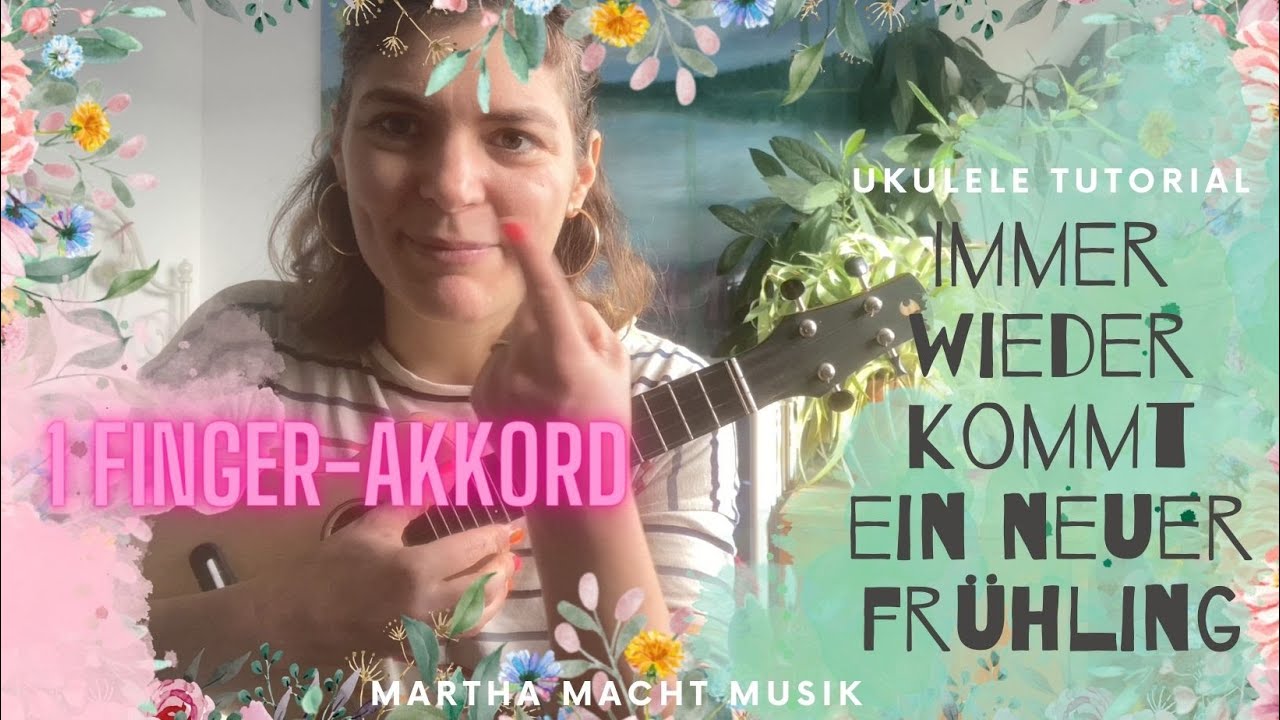 Immer wieder kommt ein neuer Frühling von Rolf Zuckowski // Ukulele Tutorial GANZ EINFACH