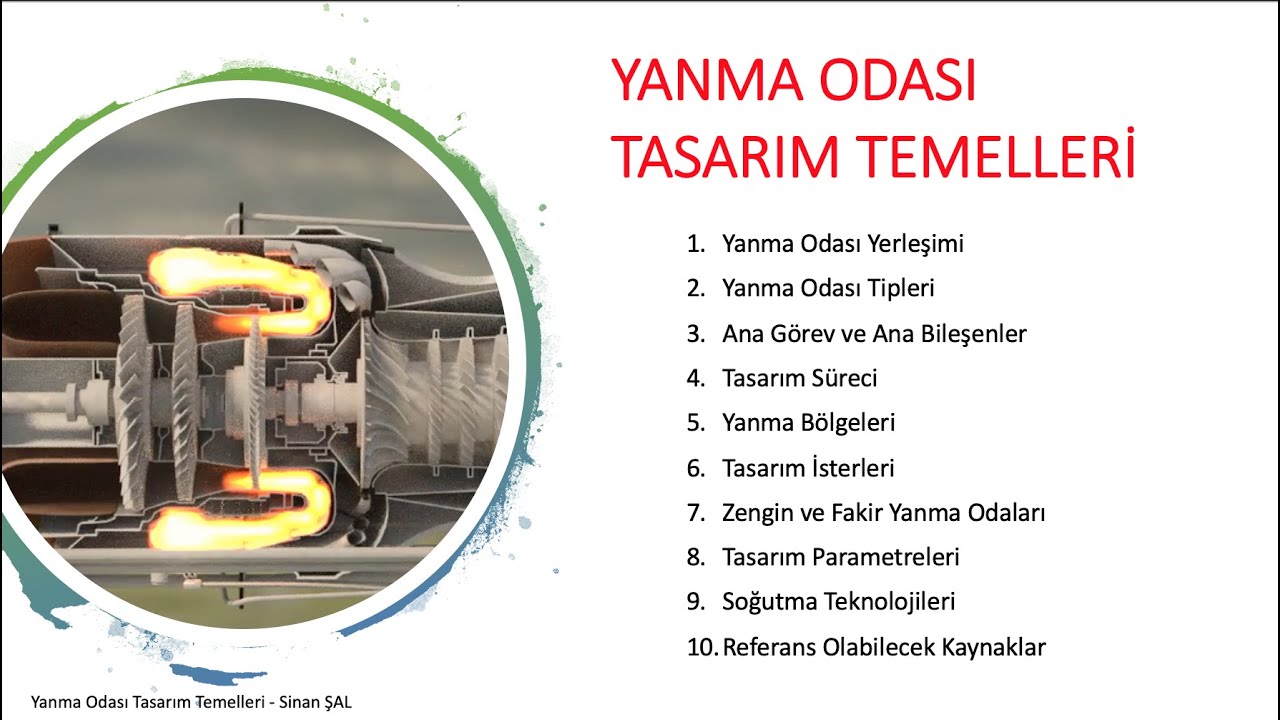 Gaz Türbini Yanma Odası Tasarımı