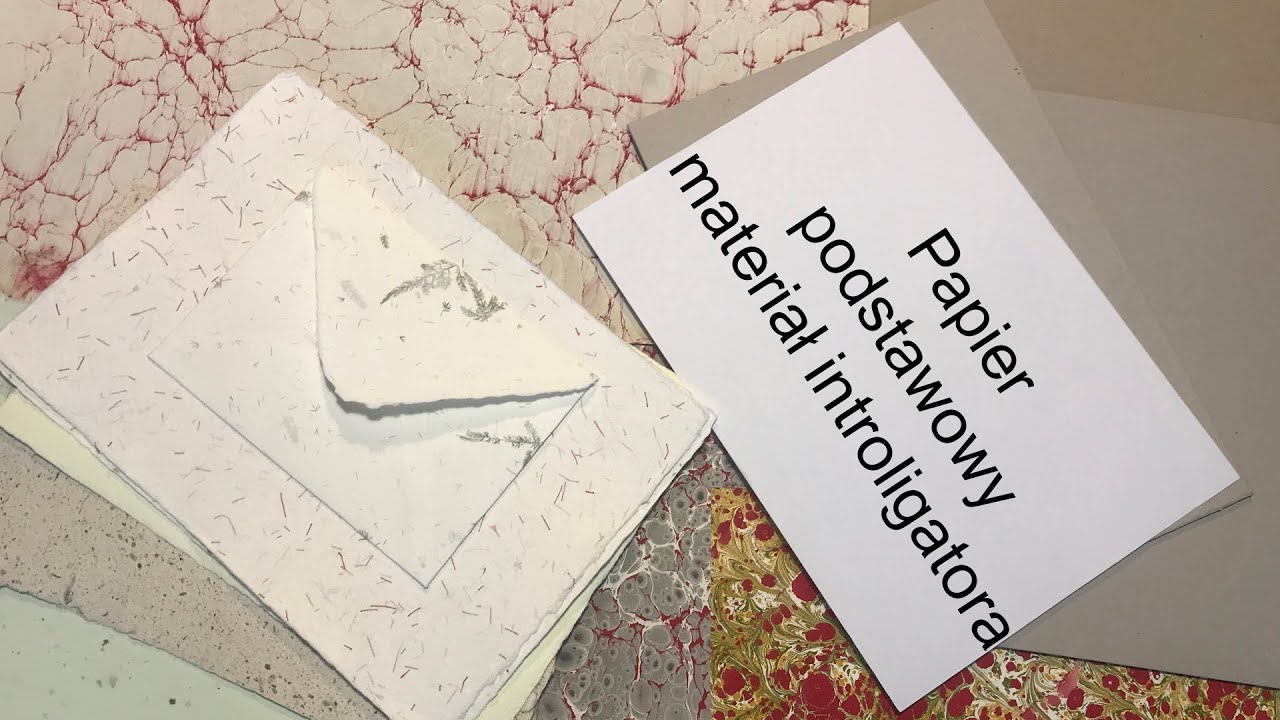 Papier podstawowy materiał introligatora