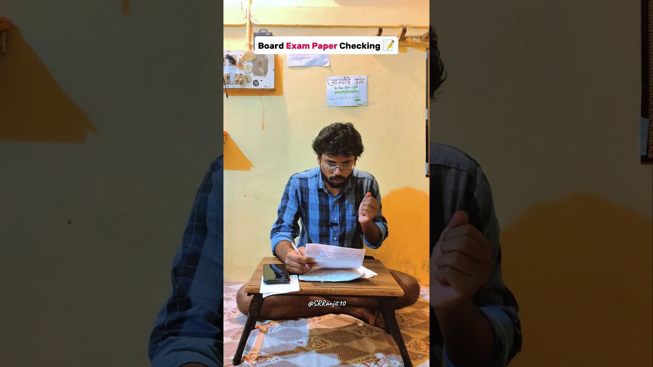 Exam Paper 📝😱 #exam #relatable #teacher #exampaper #students #shorts #shortvideo #funny #trend #yt