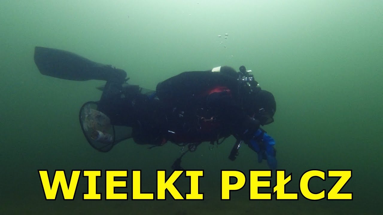 NURKOWANIE JEZIORO WIELKI PEŁCZ 28,01,2023