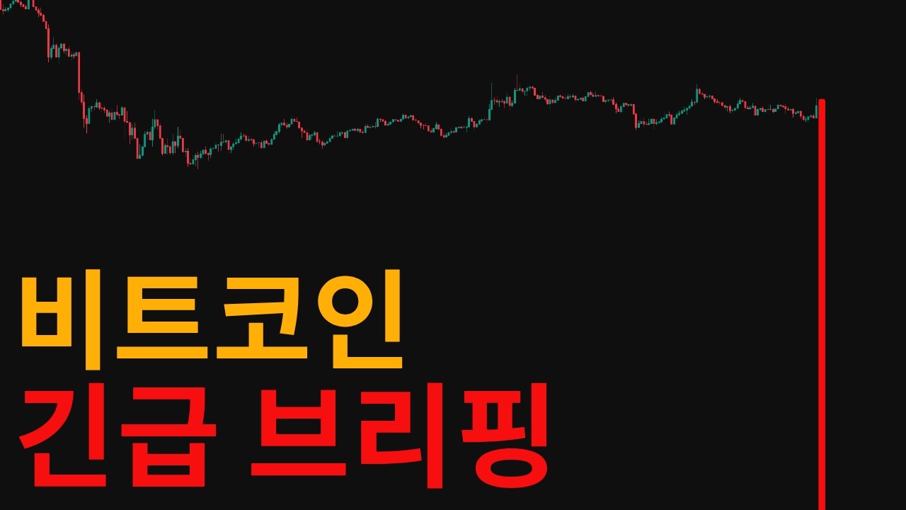 비트코인 월요일 긴급 브리핑ㅣ비트코인 전망