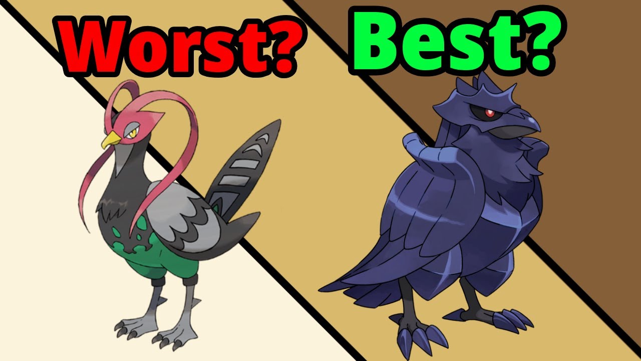 EVERY REGIONAL BIRD Pok&eacute;mon RANKED