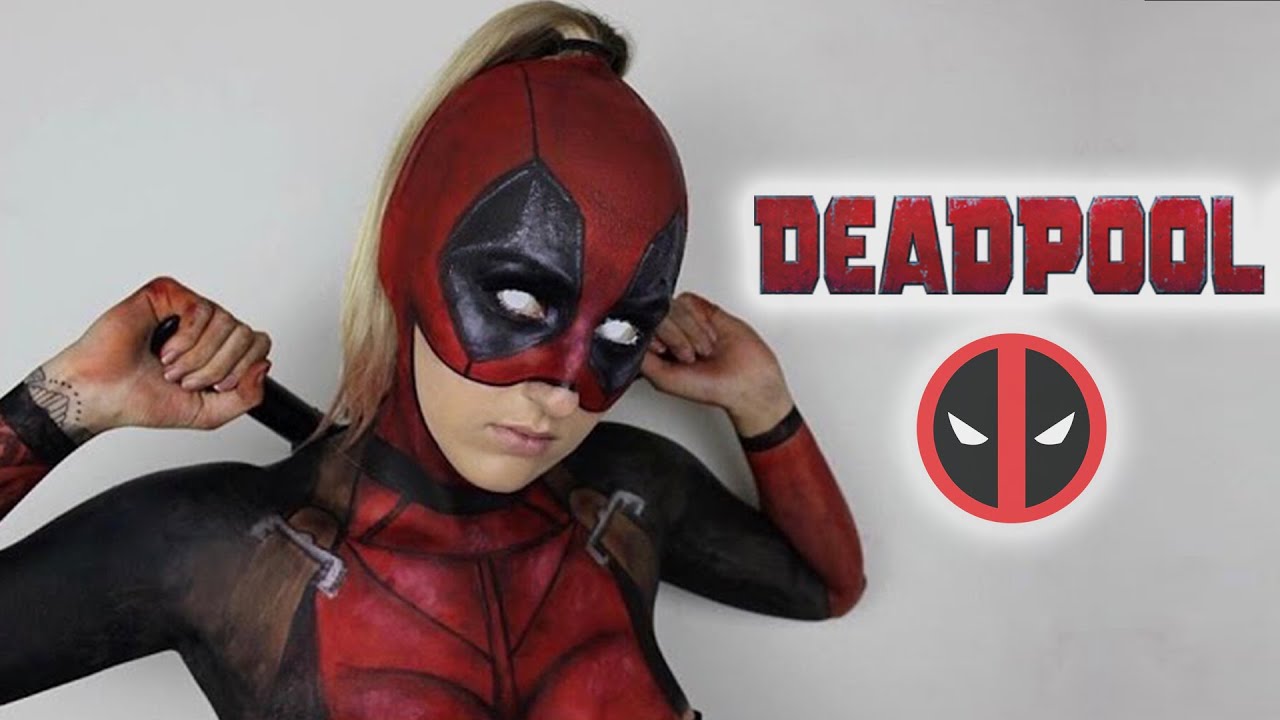 LADY DEADPOOL HALLOWEEN MAKEUP TUTORIAL | BONNIE CORBAN SFX