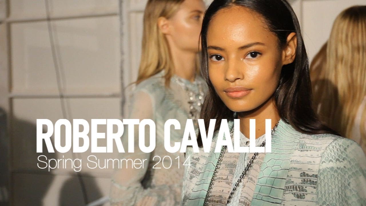 ROBERTO CAVALLI Spring 2014 Backstage ft Malaika Firth | MODTV