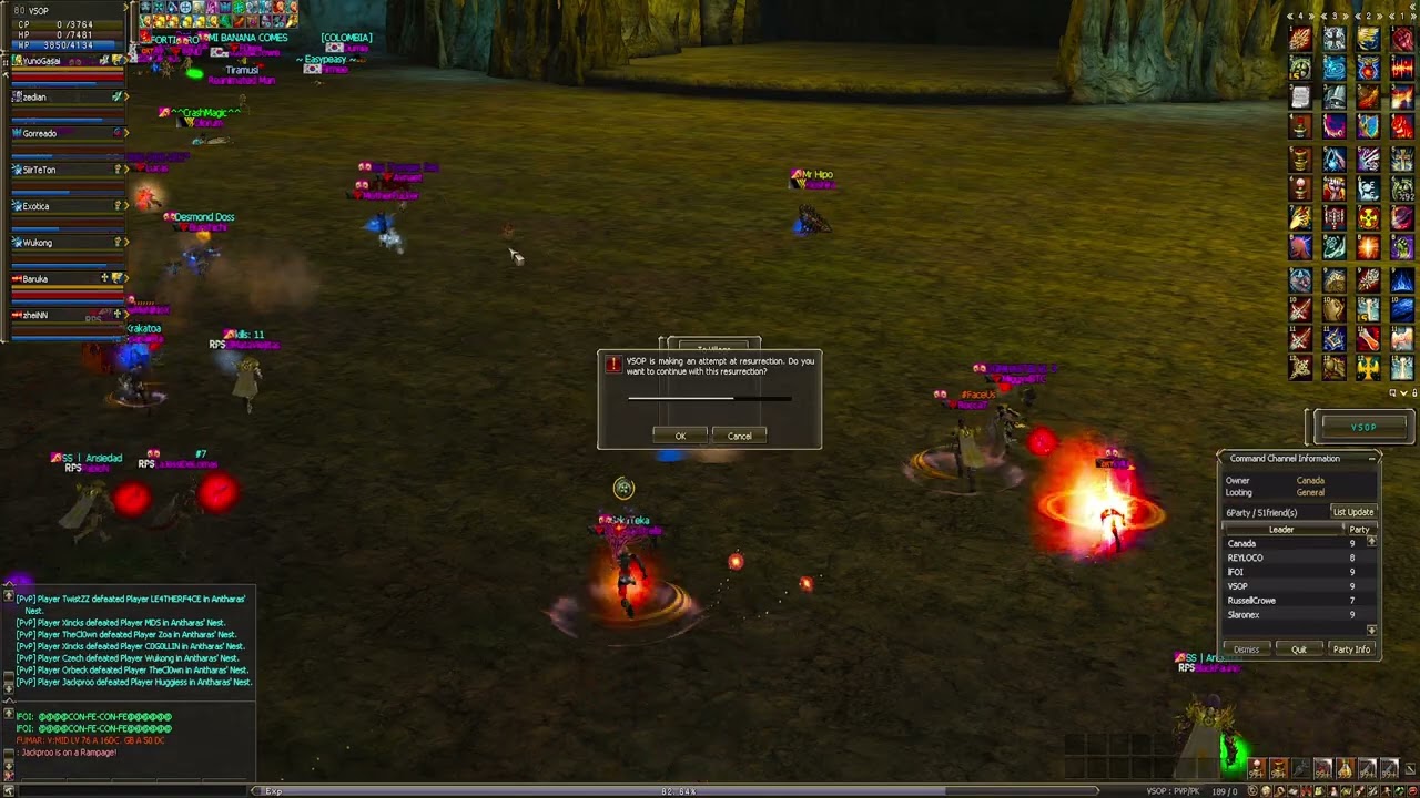 CoroNANDO - Antharas 17/10/2025 - L2 Sudamerica - #interlude #lineage2