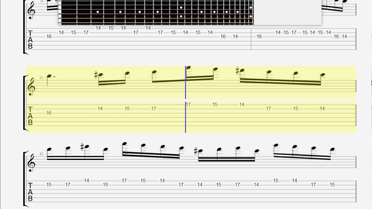 Children Of Bodom   Kissing The Shadows GUITAR 1 TAB